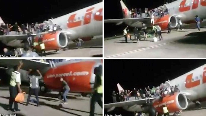 Penumpang Lion Air Pontang-panting oleh Isu Bom Disorot Dunia